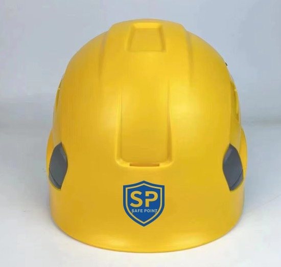 Safe Point industrial helmet with the SP shield